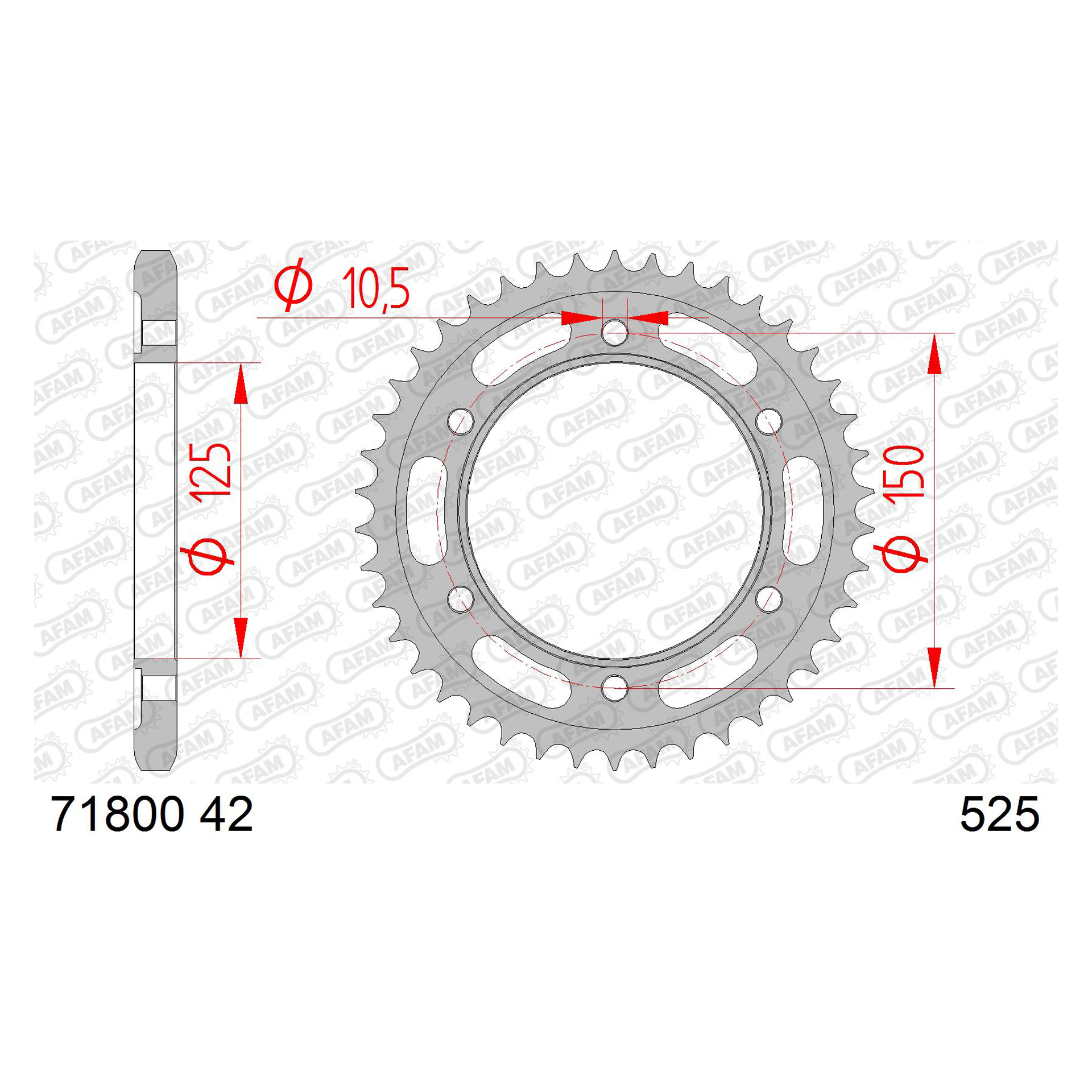 AFAM CREMALHEIRA A�O 525 KTM 950/1050/1250/1290 ADVENTURE