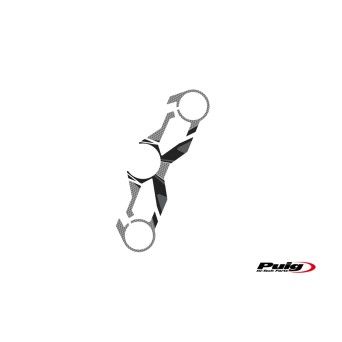 PUIG NINJA 125 19-23 PROTECTOR PLATINA CINZA