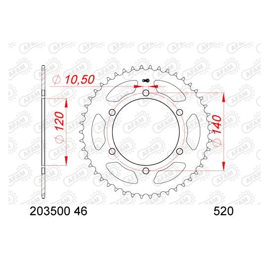 AFAM CREMALHEIRA AO 520 MOTO MORINI XCAPE SEIEMMEZZO STR SC