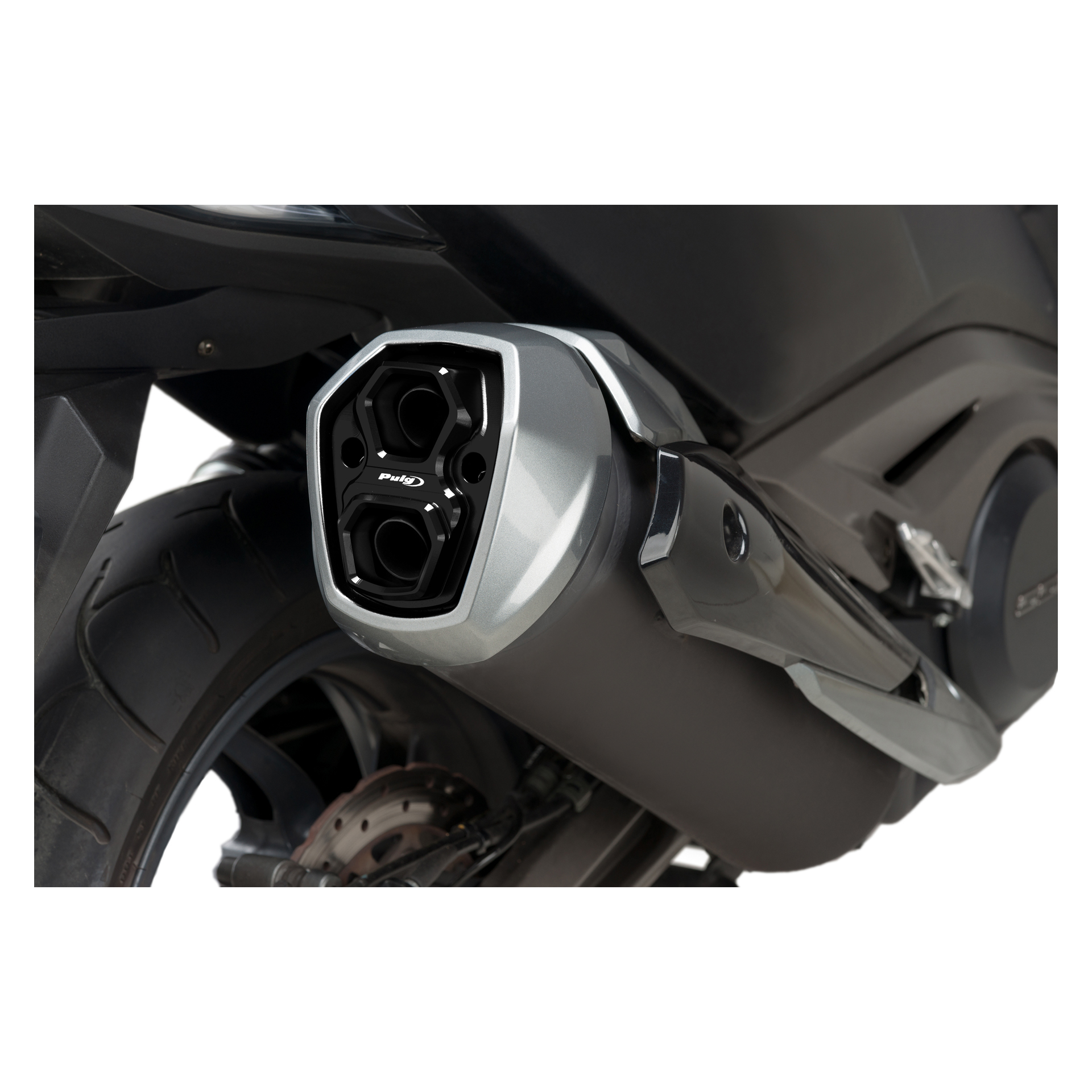 PUIG AK 550 PREMIUM 23- BOCAL DE ESCAPE PRETO PUIG AK 550 PREMIUM 23- BOCAL DE ESCAPE PRETO
