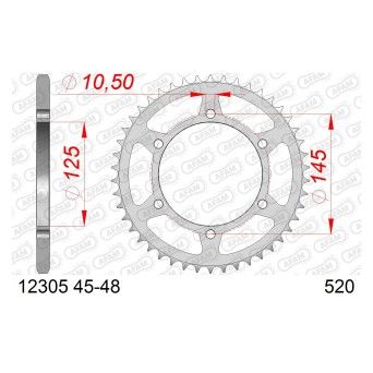 AFAM CREMALHEIRA AO 520 MT 03 XJ600 XT660R 2004-16 XTZ750