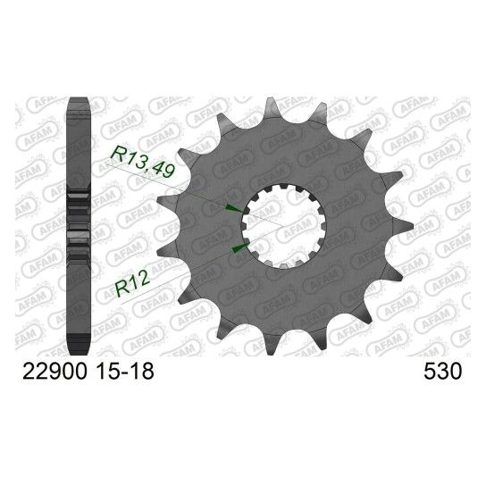 AFAM PINHAO 530 GSX-R1000 2009-16 GSX-R1300 HAYABUSA 2008-24