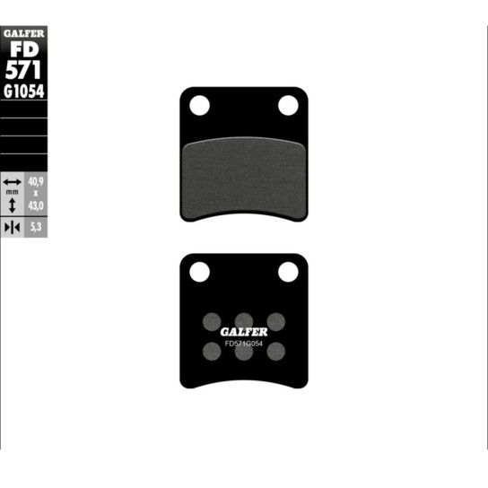 GLAFER SINTER SCOOTER PASTILLAS DE FRENO