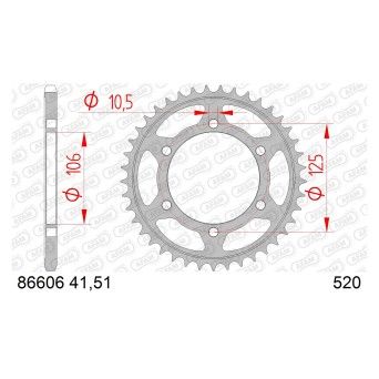 AFAM CREMALHEIRA AO 520 TRIUMPH DAYTONA TIGER TRIDENT 660
