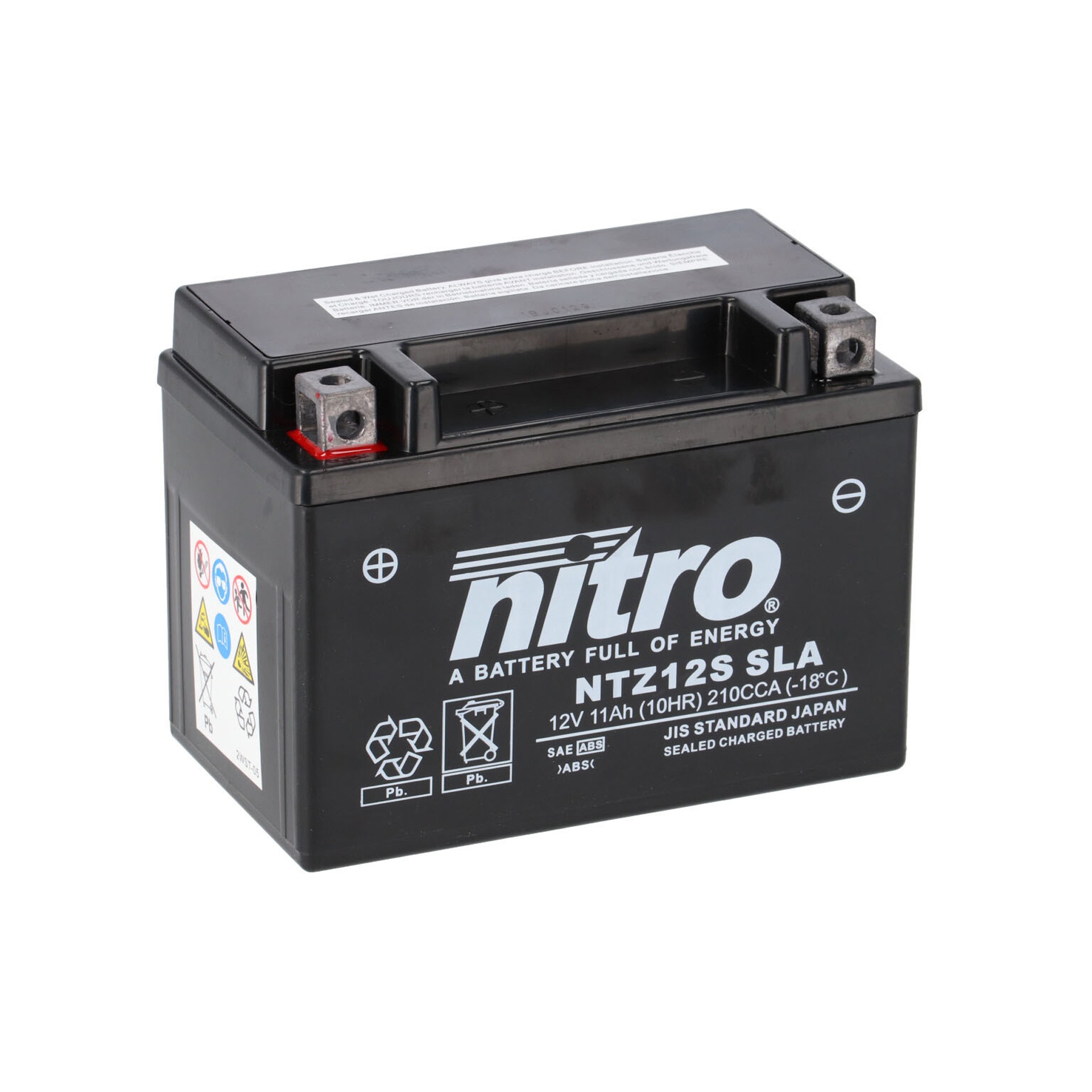 NITRO BATERIA NTZ12S SLA AGM GEL SELADA NITRO BATERIA NTZ12S SLA AGM GEL SELADA