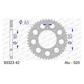 AFAM CREMALHEIRA ALUMINIO 520 GAS GAS 2002