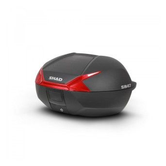 SHAD CASE SH47 REFL. RED (INCLUDED CARBON COVER)
