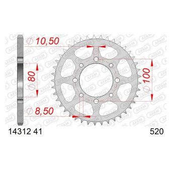 AFAM CREMALHEIRA AO 520 GN250 1985-01 GZ250 2002-08 TU250