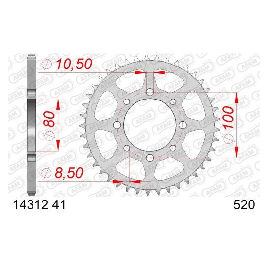 AFAM CREMALHEIRA AO 520 GN250 1985-01 GZ250 2002-08 TU250