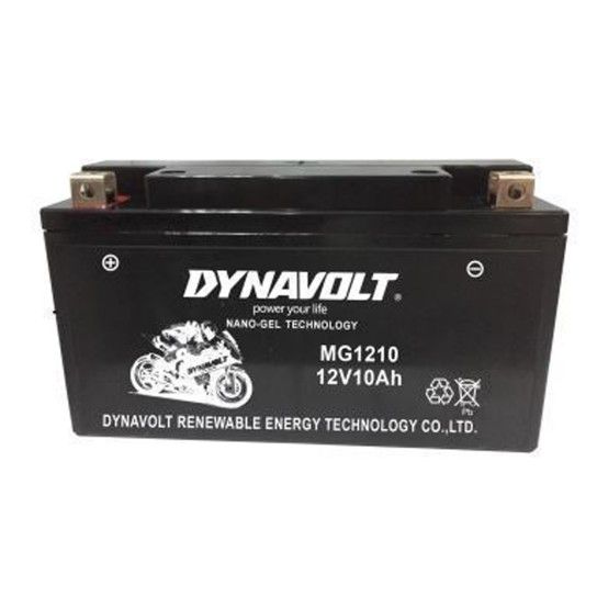 DYNAVOLT BATERIA MG1210 NANO GEL YT1210