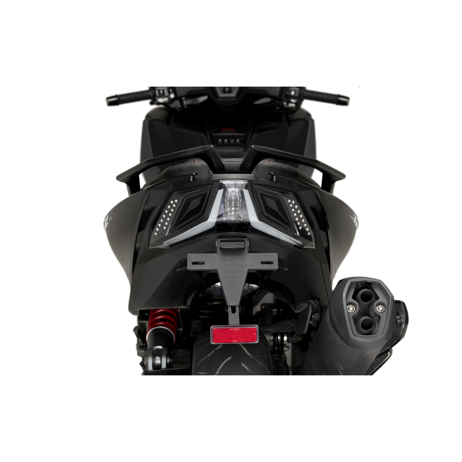 PUIG AK550 PREMIUM 2024 SUPORTE MATRICULA PRETO PUIG AK550 PREMIUM 2024 SUPORTE MATRICULA PRETO