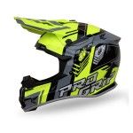 PROGRIP CAPACETE 3080 SPIRITS AMARELO FLUOR CINZA