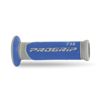 PROGRIP PUNHOS 732 SUPERBIKE CINZA/AZUL