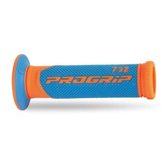 PROGRIP PUNHOS 732 SUPERBIKE LARANJA FLUOR/AZUL CLARO