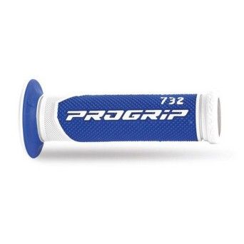 PROGRIP PUNHOS 732 SUPERBIKE BRANCO/AZUL