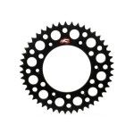 RENTHAL REAR SPROCKET BLACK Grvd Pkd RENTHAL REAR SPROCKET BLACK Grvd Pkd