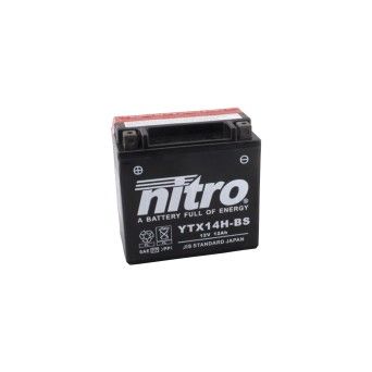 NITRO BATERIA NTX14H-BS AGM COM CARGA ACIDO