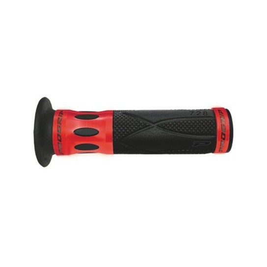 PROGRIP PUNHOS 728 ANODISADO PRETO/VERMELHO