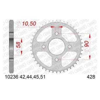 AFAM CREMALHEIRA AO 428 CB 125 F 2015-20 CBR 125R 2012-16