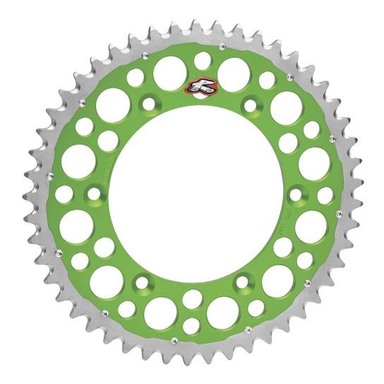 RENTHAL CREMALHEIRA TWINRING VERDE KAWASAKI RENTHAL CREMALHEIRA TWINRING VERDE KAWASAKI