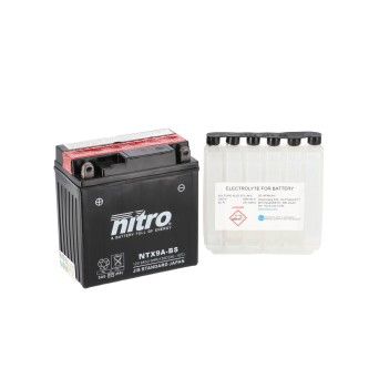 NITRO BATERIA NTX9A-BS AGM COM CARGA ACIDO