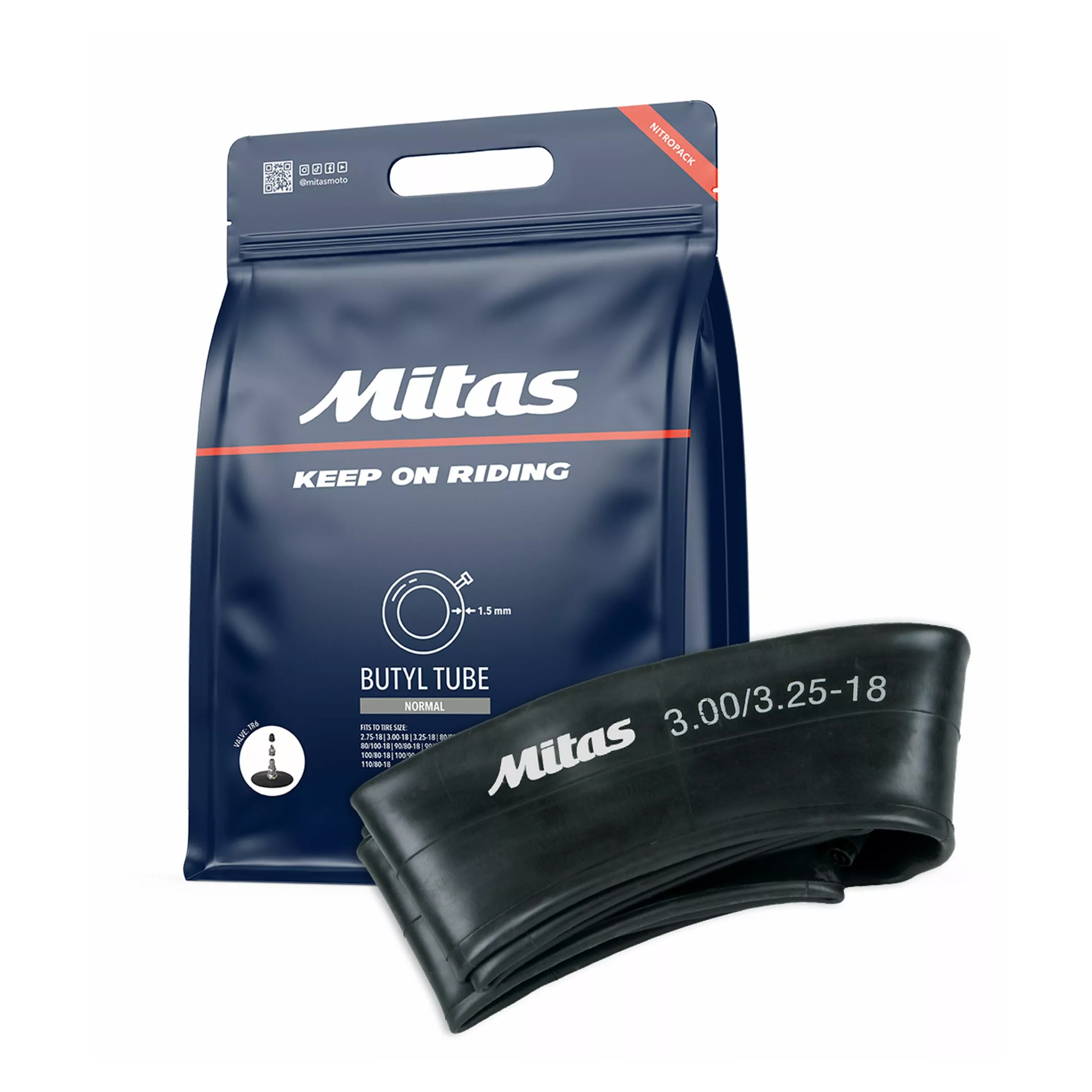 MITAS CAMARA 2.50/2.75/3.00/3.25/3.50/60/70/80/90/100-12 TR4