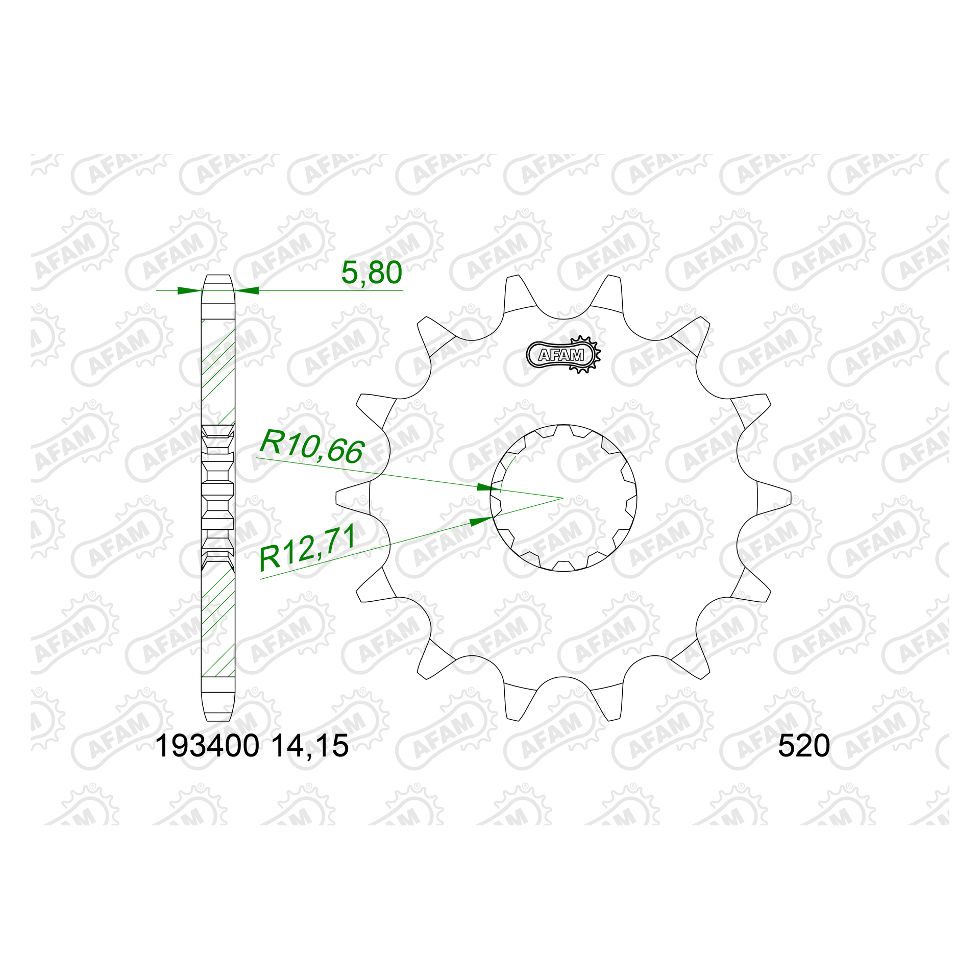 AFAM PINHAO 520 CF 400 NK 450 MT SR SR-S 2023-25 TRK 702 AFAM PINHAO 520 CF 400 NK 450 MT SR SR-S 2023-25 TRK 702