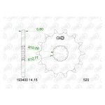 AFAM PINHAO 520 CF 400 NK 450 MT SR SR-S 2023-25 TRK 702 AFAM PINHAO 520 CF 400 NK 450 MT SR SR-S 2023-25 TRK 702