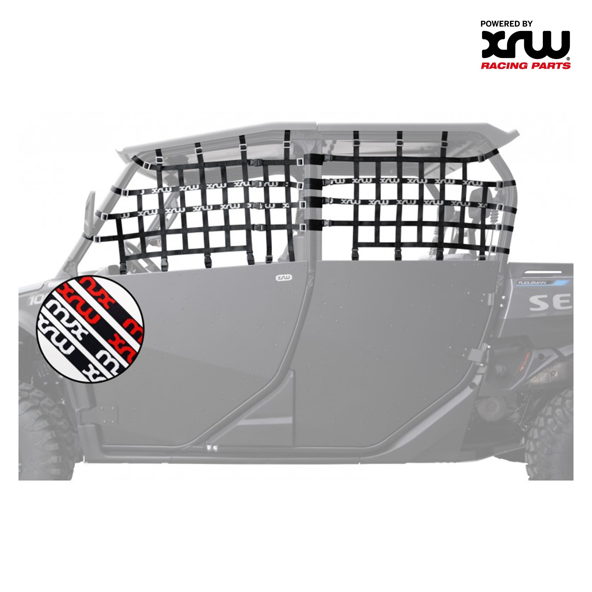 KIT REDES PORTA XRW BRANCO - FUGLEMAN U10 CREW