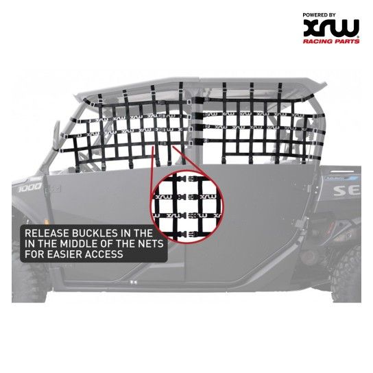 KIT REDES PORTA XRW BRANCO - FUGLEMAN U10 CREW