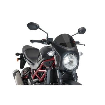 PUIG SV650 2016-21 VISEIRA SEMI-CARNADA RETRO FUMADA ESCURA