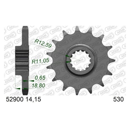 AFAM PINHAO 530 MULTISTRADA 1200 1260 2010-20