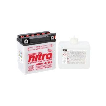 NITRO BATERIA NB9L-B COM CARGA ACIDO