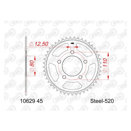 AFAM CREMALHEIRA AO 520 XL 750 TRANSALP 2023-24