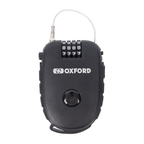 OXFORD CADEADO CABO RETRATIL 120 PRETO
