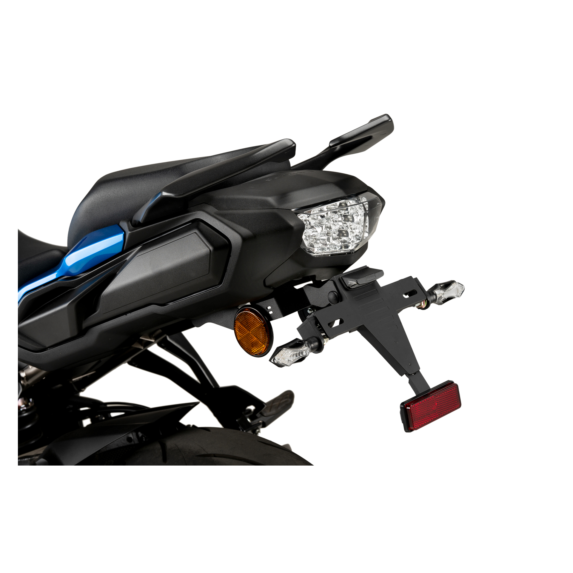 PUIG GSX-8S 2023 LICENSE PLATE HOLDER BLACK PUIG GSX-8S 2023 LICENSE PLATE HOLDER BLACK