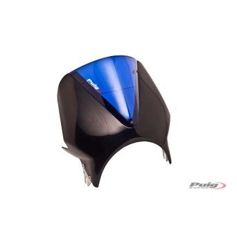 PUIG VISEIRA VISOR PRETO COM VIDRO AZUL