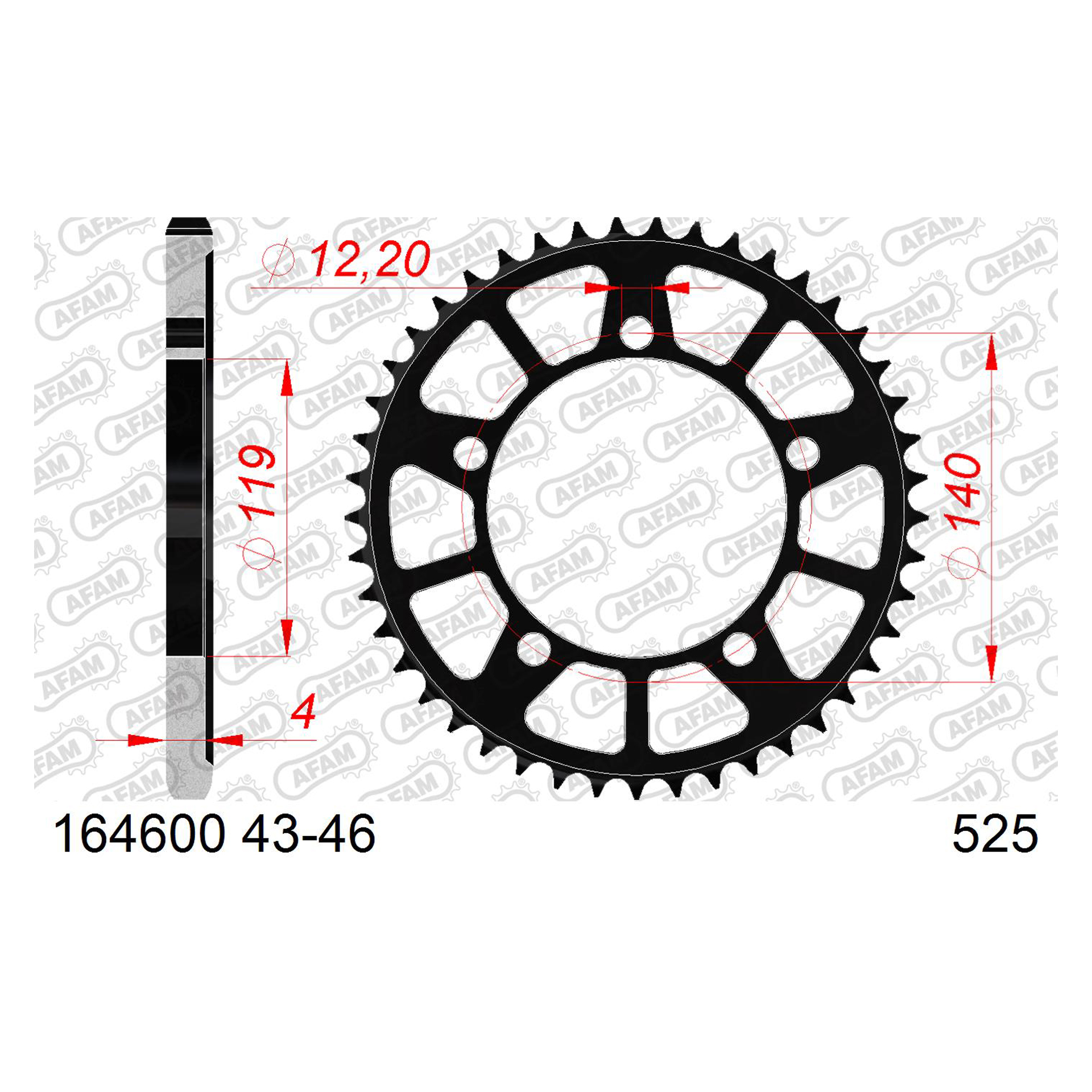 AFAM CREMALHEIRA AÇO 525 BMW F 750 850 GS F900R S1000RR XR AFAM CREMALHEIRA AÇO 525 BMW F 750 850 GS F900R S1000RR XR