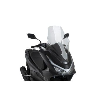 PUIG PCX 125 2021 SMOKE V-TECH LINE TOURING WINDSHIELD