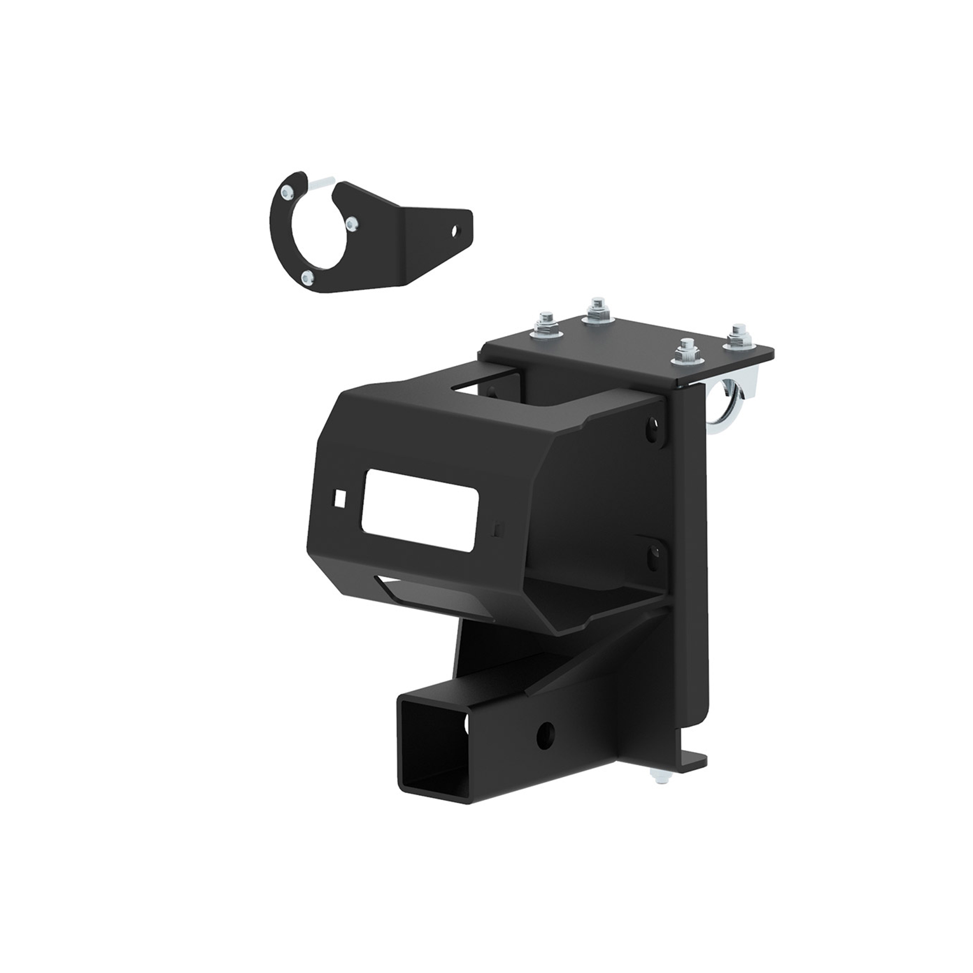 REAR WINCH MOUNTING KIT W/ 50mm RECEIVER - POLARIS