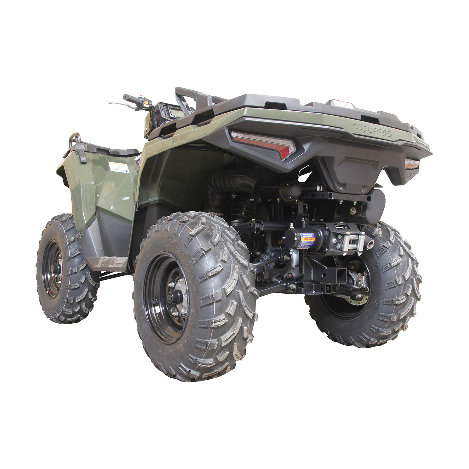 REAR WINCH MOUNTING KIT W/ 50mm RECEIVER - POLARIS