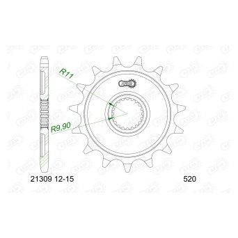 AFAM PINHAO 520 TRK251 YZ125 2005-25 YZ250F 2001- WR250F R X