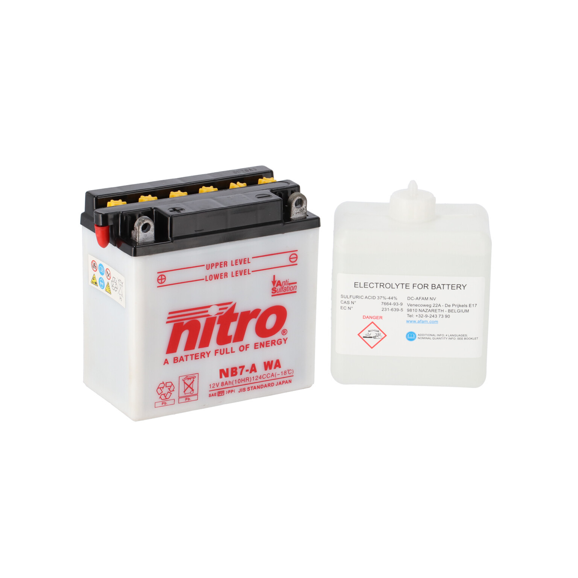 NITRO BATERIA NB7-A COM CARGA ACIDO NITRO BATERIA NB7-A COM CARGA ACIDO