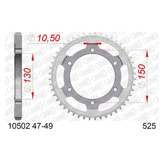 AFAM CREMALHEIRA AO 520 XL600 1987-07 XL700 TRANSALP 2008-1