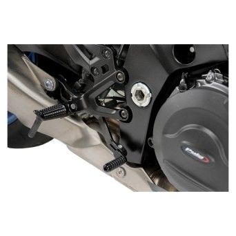 PUIG GSX-S1000 2022-25 PEDAL TRAVAO AJUSTAVEL PRETO