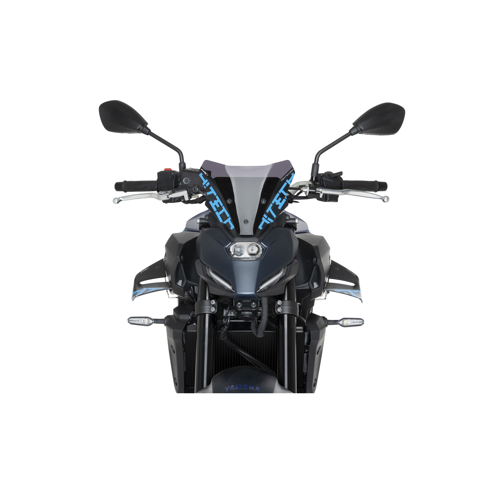 PUIG MT-07 2021 WINDSHIELD NEW GENERATION SPORT BLACK PUIG MT-07 2021 WINDSHIELD NEW GENERATION SPORT BLACK