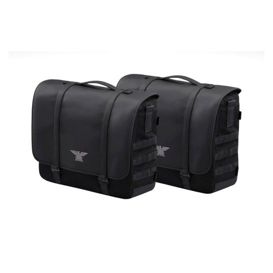 JUEGO DE MALETAS LATERALES EN TEJIDO MOTO MORINI