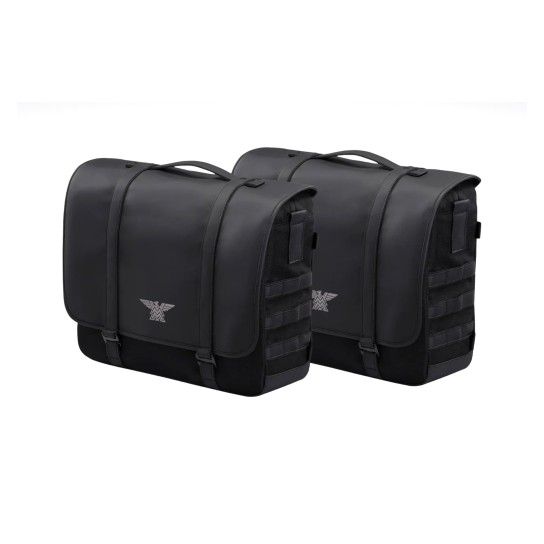 JUEGO DE MALETAS LATERALES EN TEJIDO MOTO MORINI