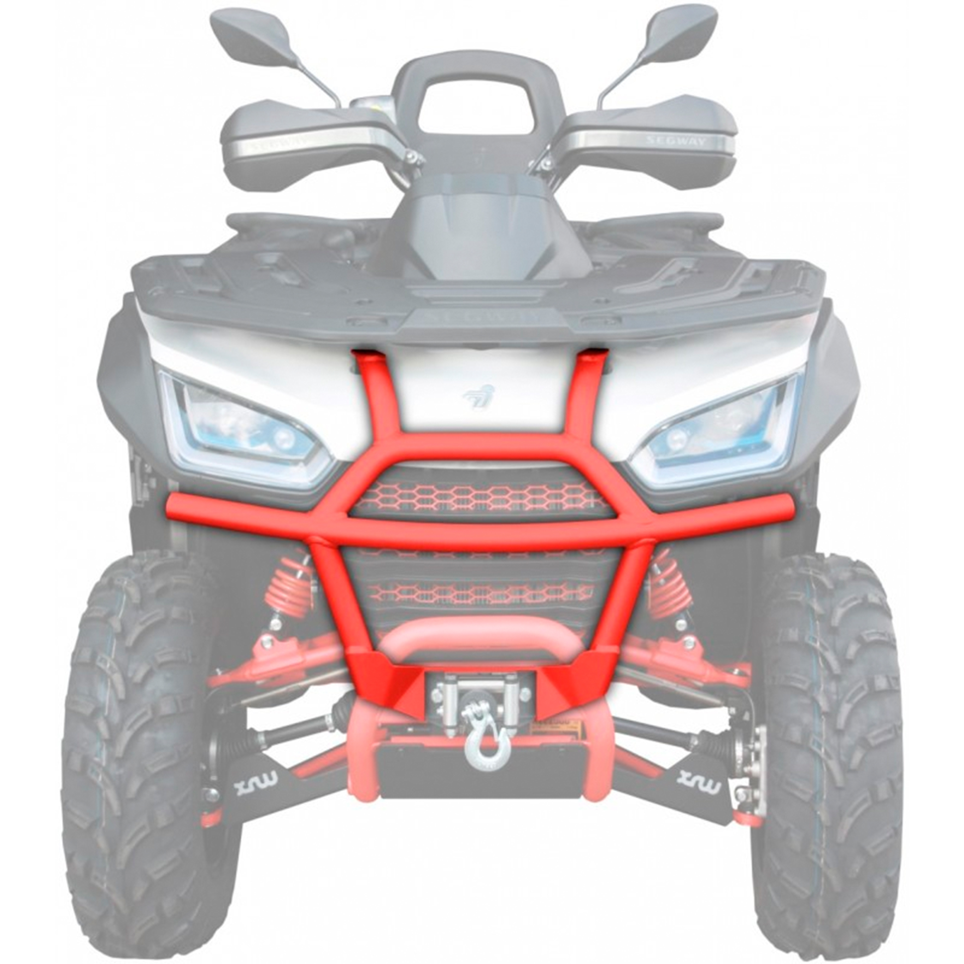 FRONT BUMPER RED - SNARLER AT6