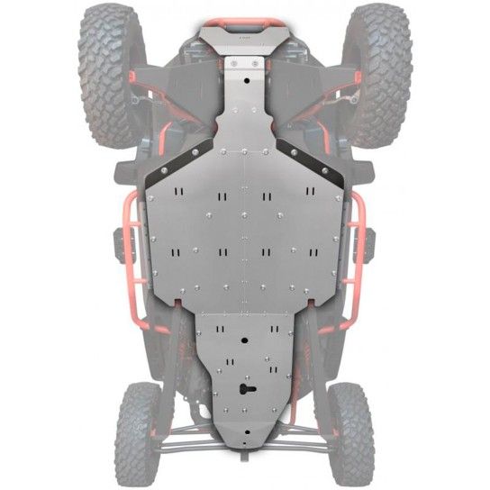 SKID PLATES KIT ALU - SEGWAY SUPER VILLAIN SX20